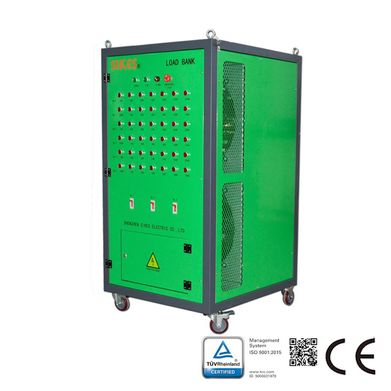 Resistive load bank 100KW, 500VDC, 750VDC