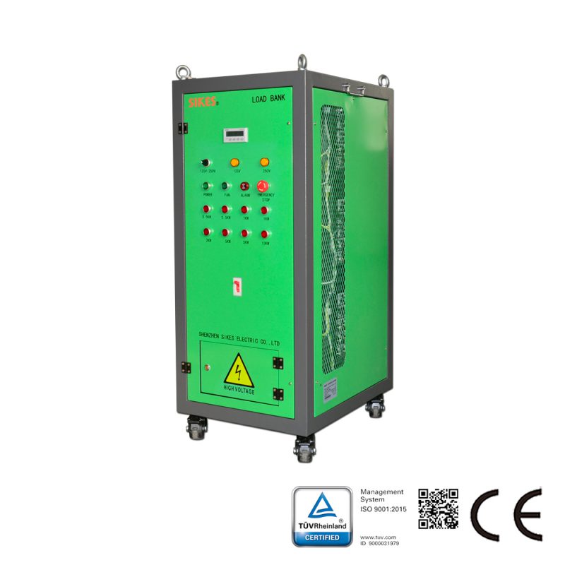 Resistive load bank 25KW, 125VDC, 250VDC
