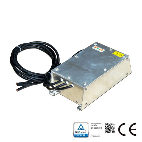Sine wave filter plus EMC, with DC link connection Rated Current 30KW 75 A