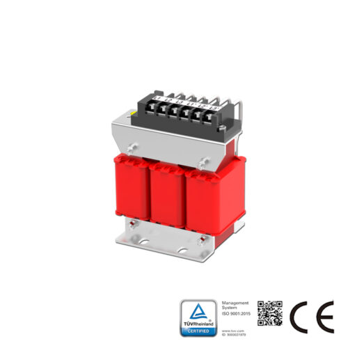 Load Reactor AC 3-Phase 400V ,1%(uK), Rated Current 7A , 2.2kw