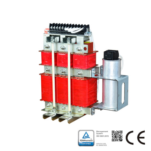 Filtro armonico passivo, THDi < 5%, corrente nominale 27A, telaio aperto